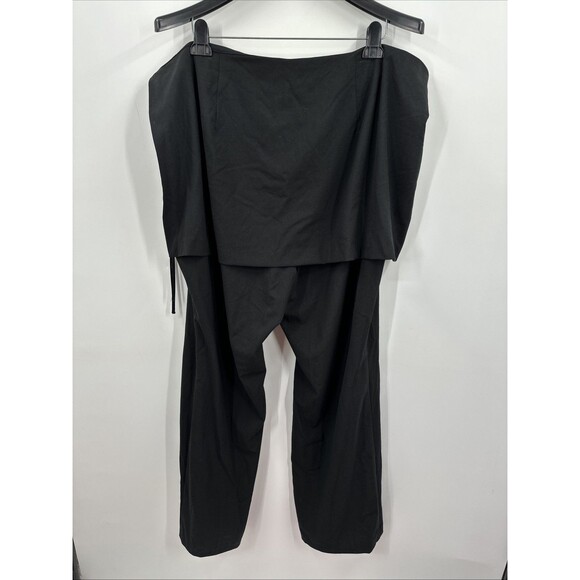 Future Collective Plus Size 22 Two Fer Tailored Pants Black Straight Side Zip - Picture 6 of 9